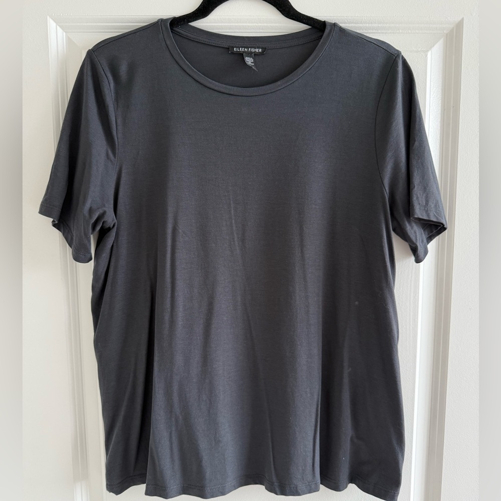 Eileen Fisher Scoop Neck Tshirt